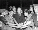 Eisenhower with Scouts